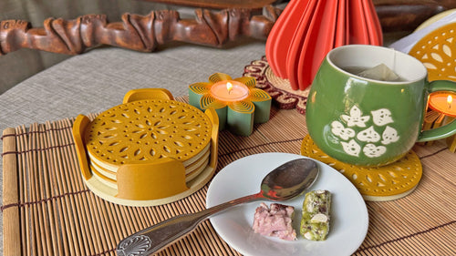 Papel Picado Coasters Set