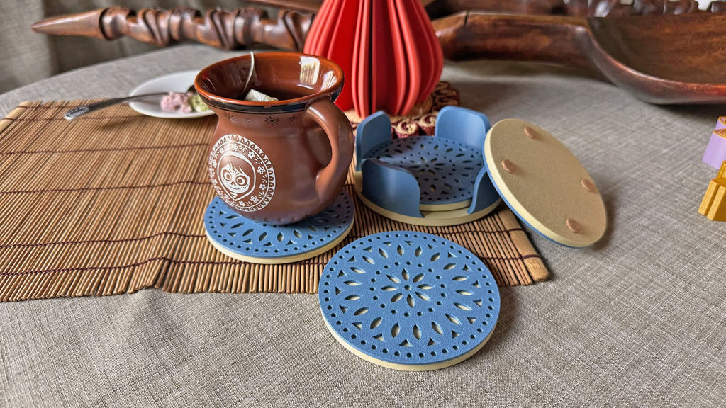 Papel Picado Coasters Set