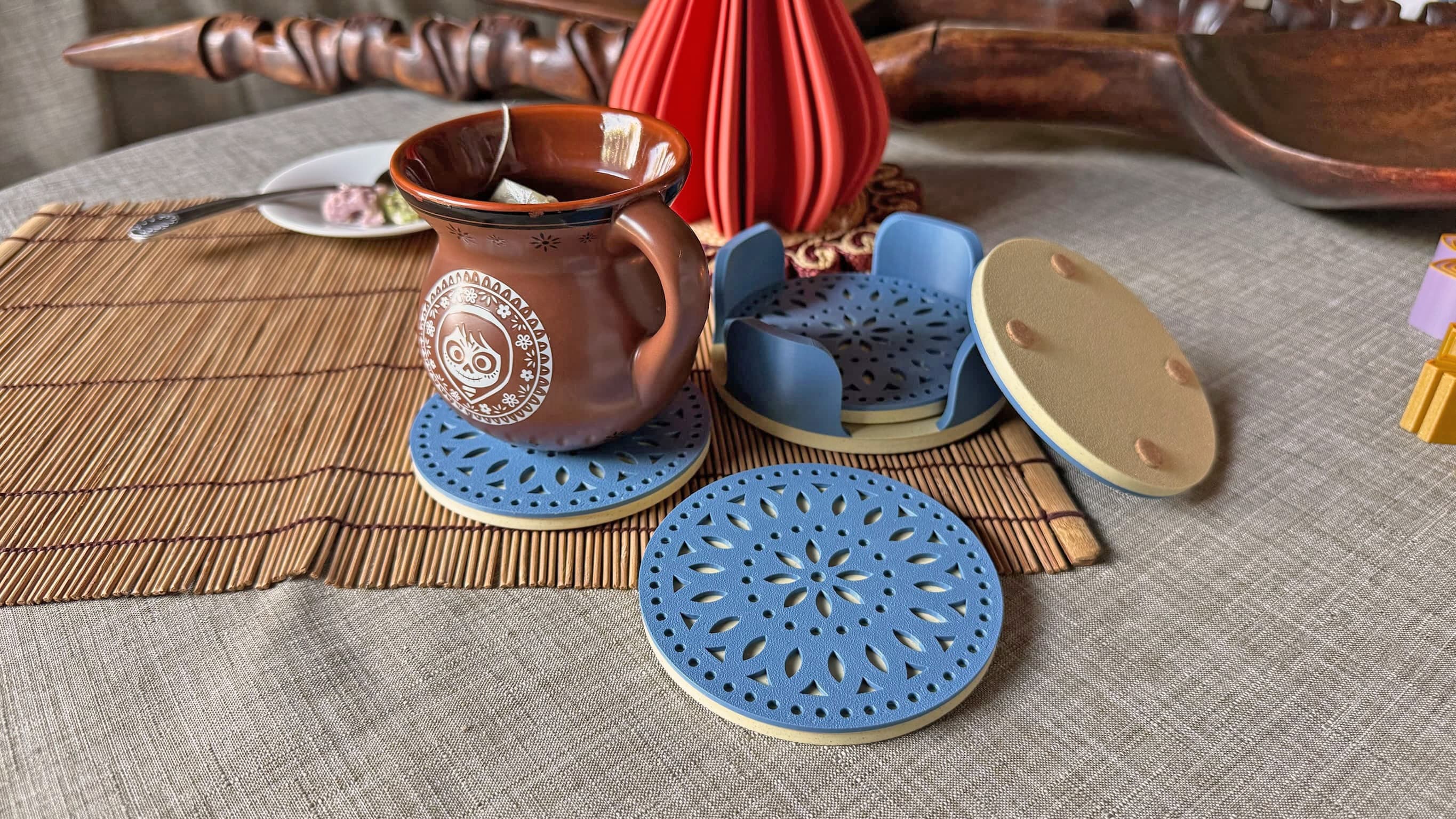 Papel Picado Coasters Set