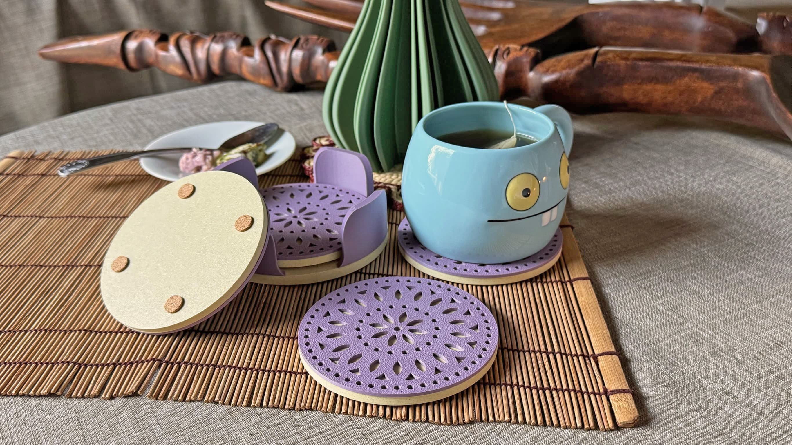 Papel Picado Coasters Set