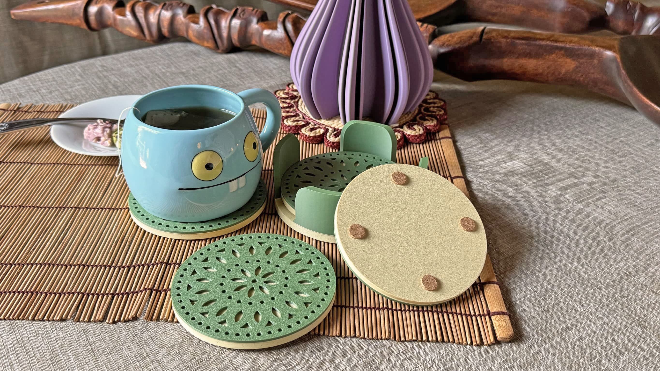 Papel Picado Coasters Set