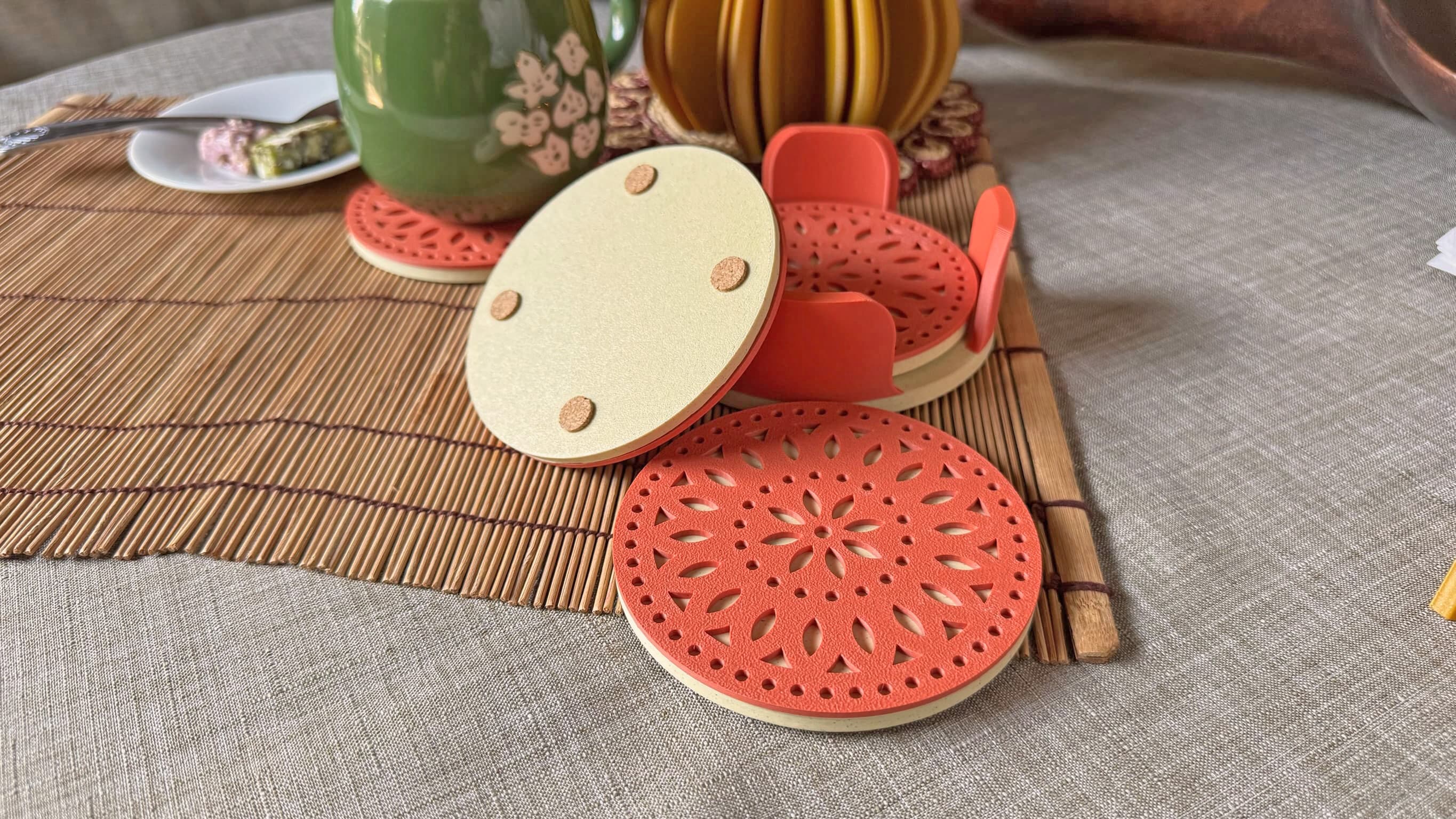 Papel Picado Coasters Set