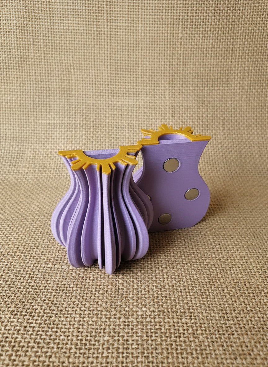 Mini Sun Ray Vase Magnet