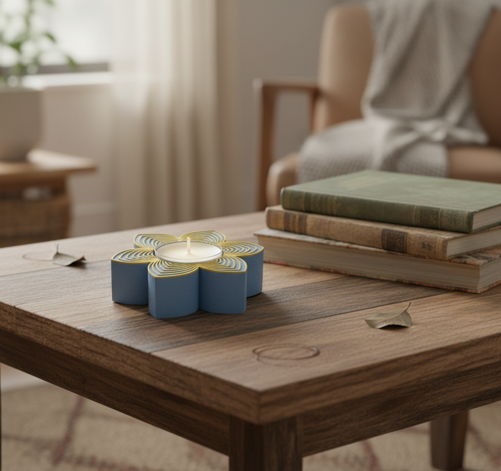 Sampaguita Flower Tea Light Holder