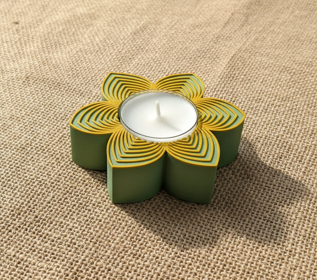 Sampaguita Flower Tea Light Holder