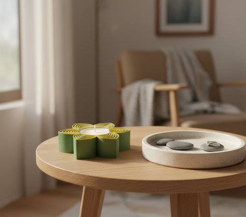 Sampaguita Flower Tea Light Holder