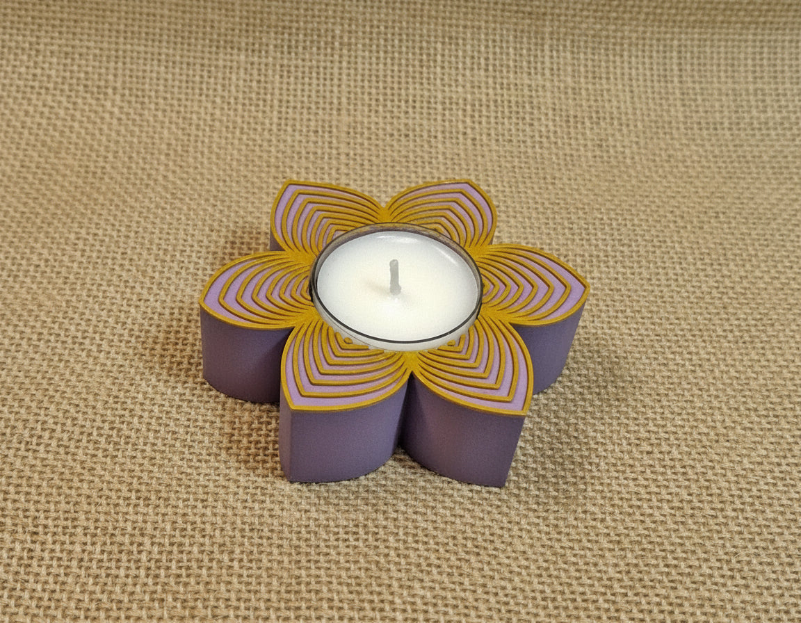 Sampaguita Flower Tea Light Holder