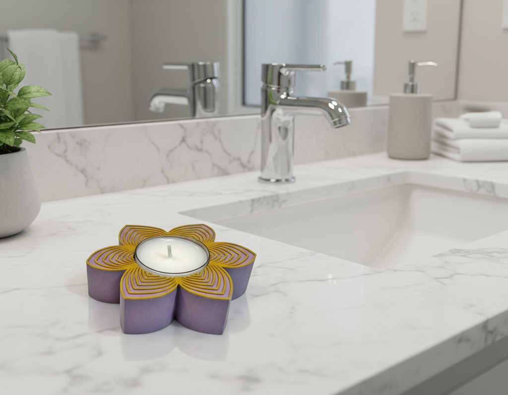 Sampaguita Flower Tea Light Holder