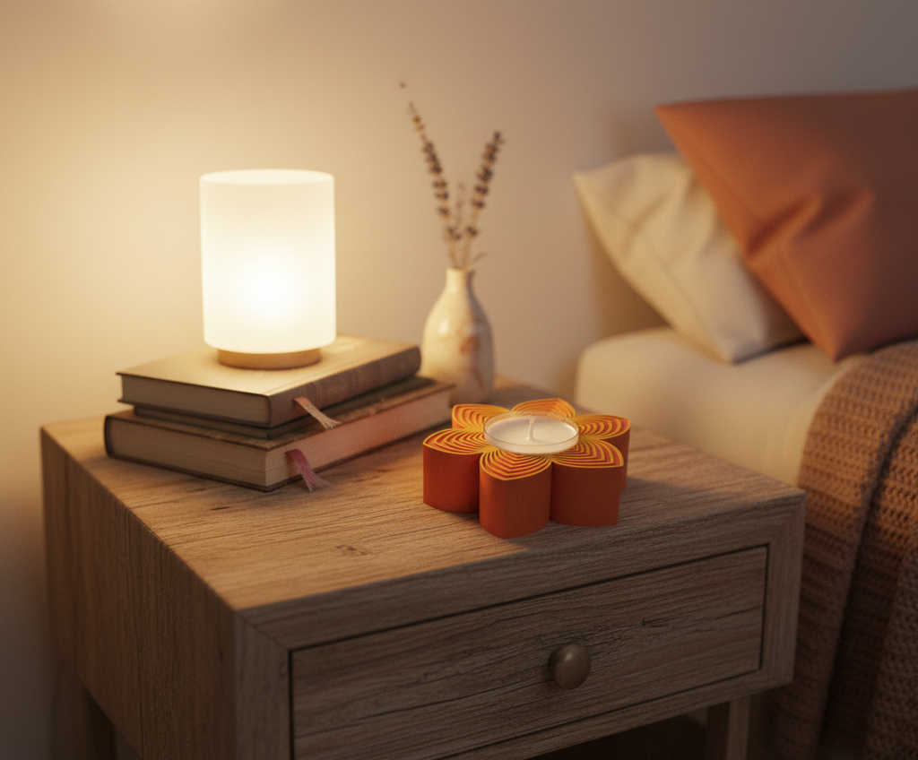 Sampaguita Flower Tea Light Holder