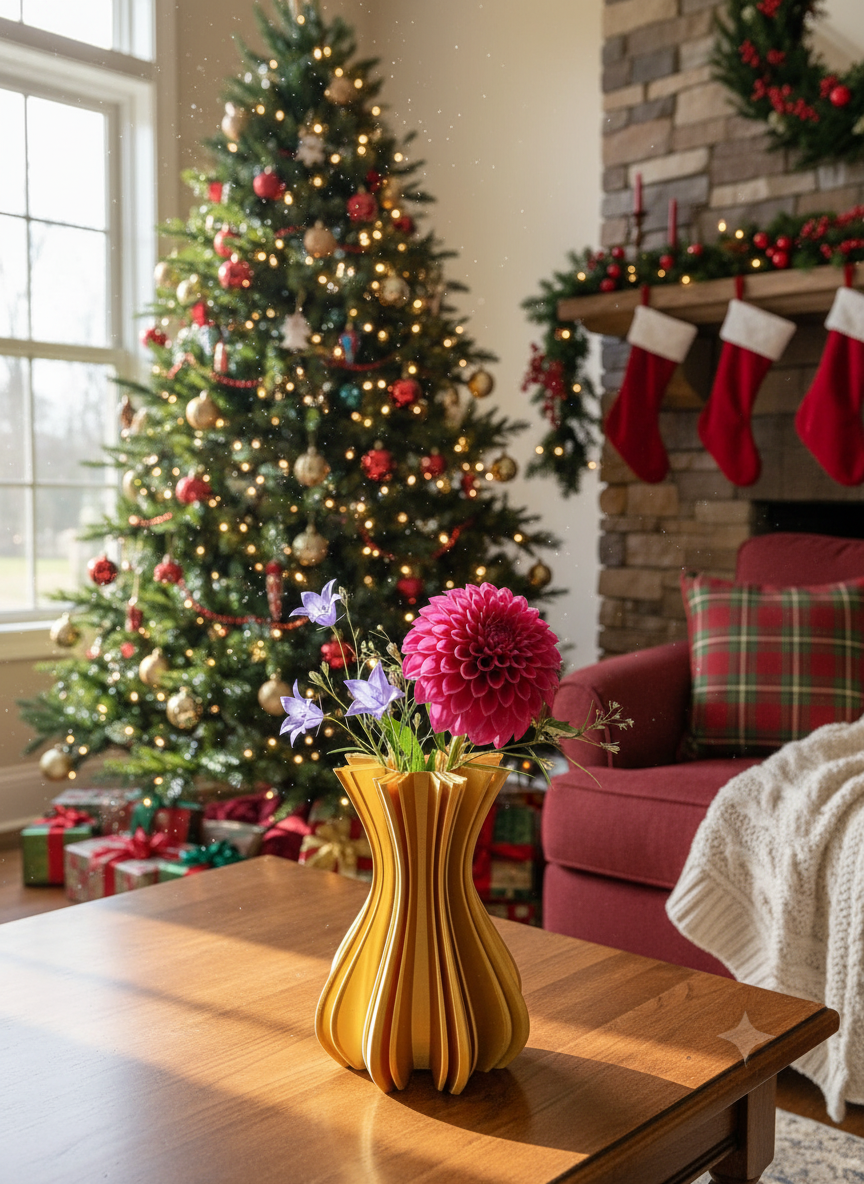 Winter Sun Ray Vase - Large