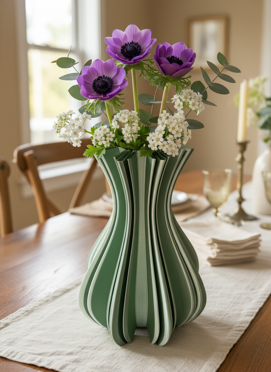 Winter Sun Ray Vase - Large