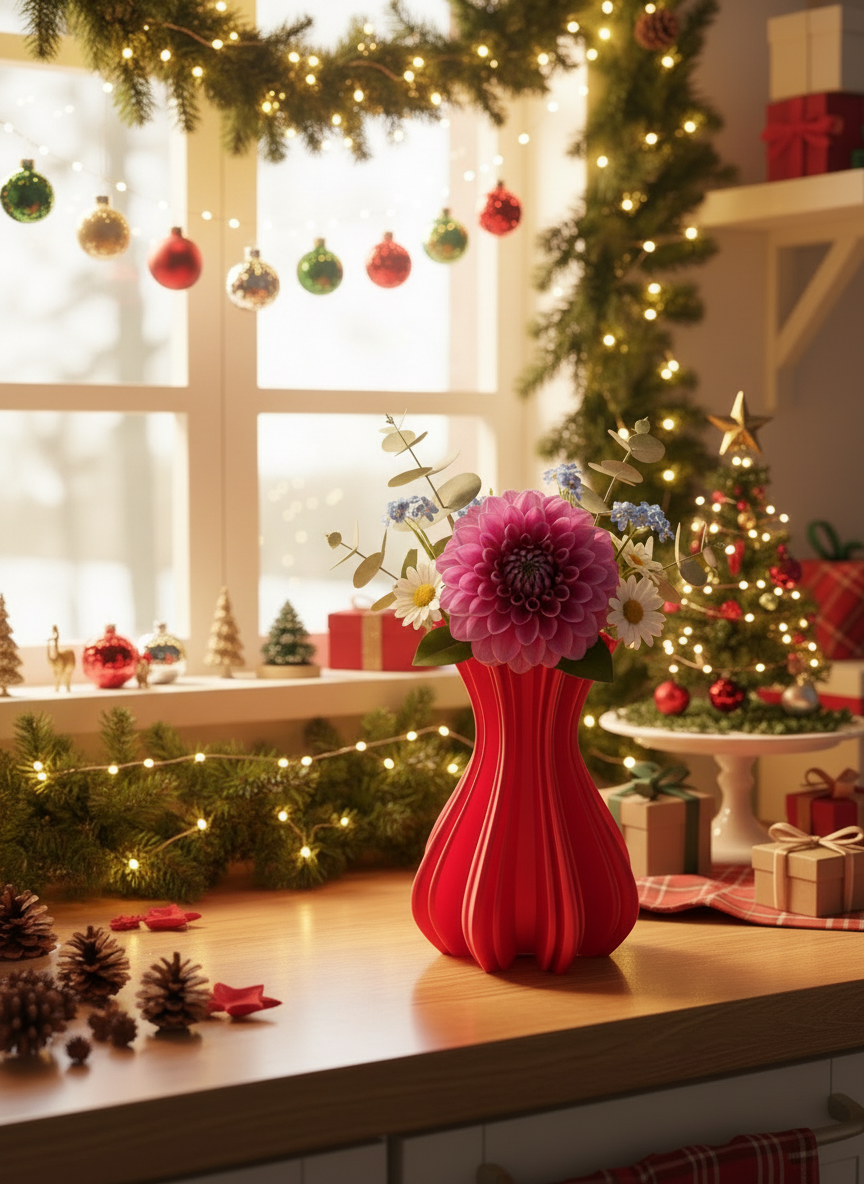 Winter Sun Ray Vase - Small