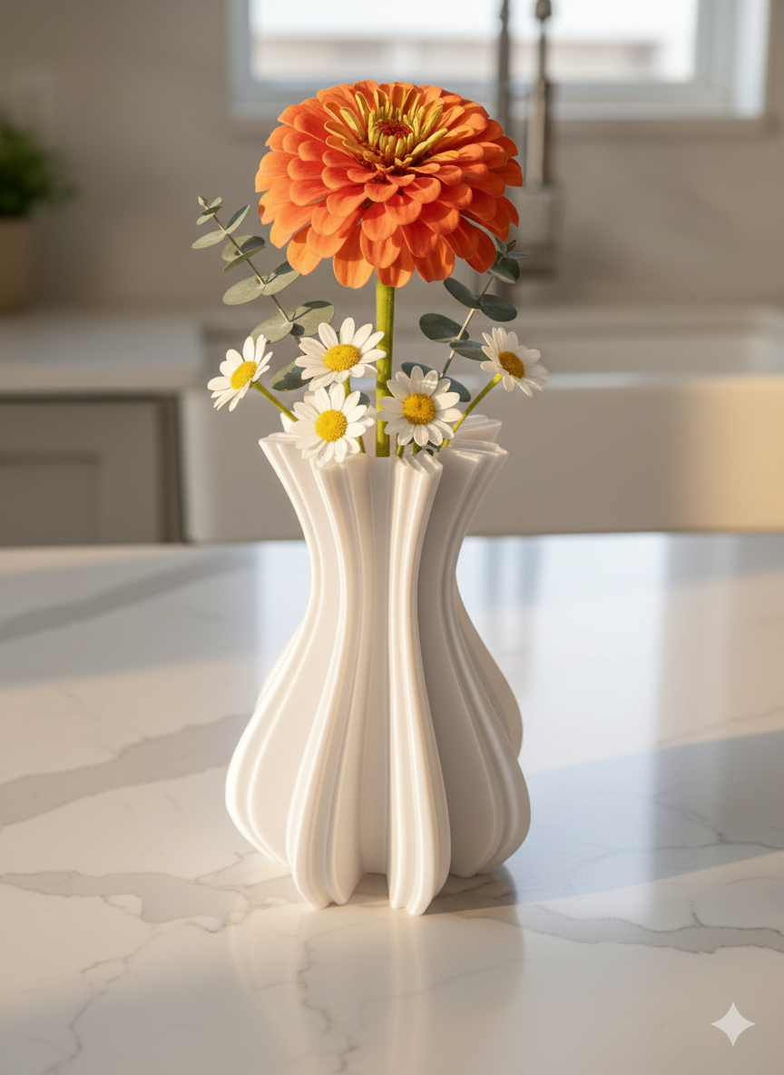 Winter Sun Ray Vase - Small