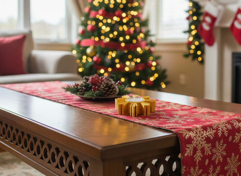 Winter Sun Ray Tea Light Holder